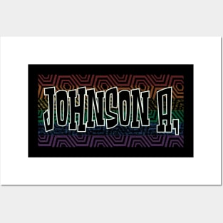 LGBTQ PATTERN AMERICA JOHNSON Posters and Art